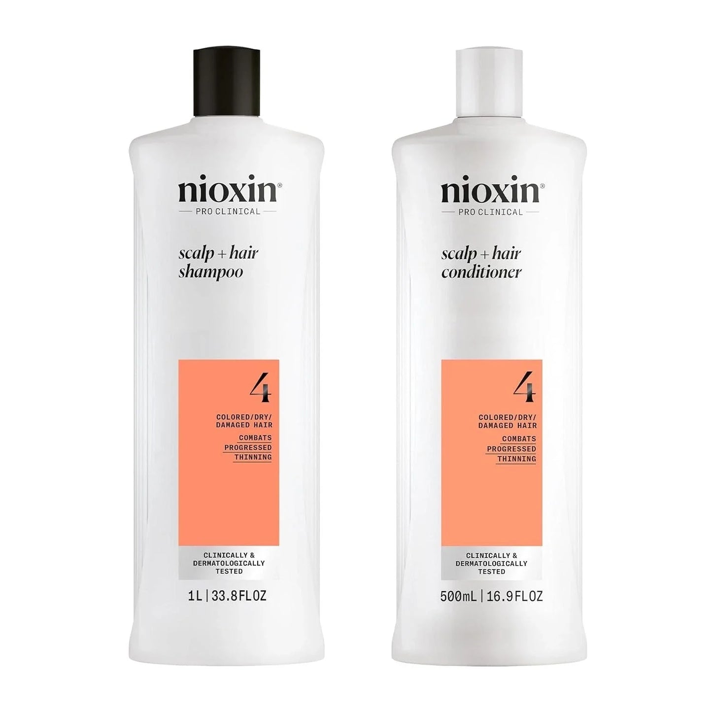 Nioxin System 4 Cleanser For Fine Hair Noticeably Thinning - Nioxin | Available at Salon Rouge, Ottawa, ON