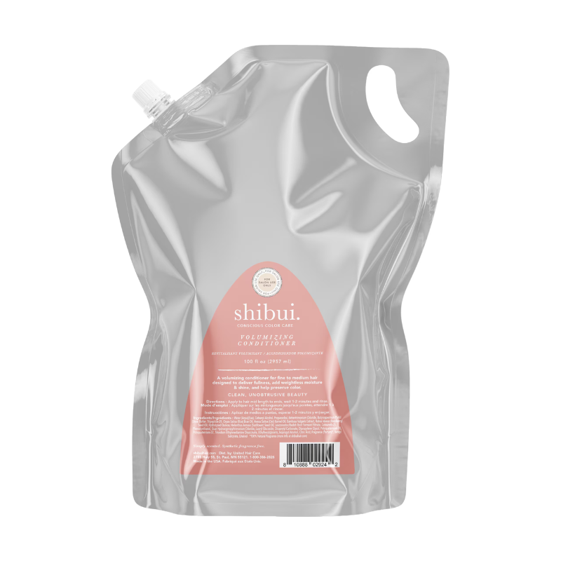 Shibui volumizing conditioner nourishes hair while boosting fullness