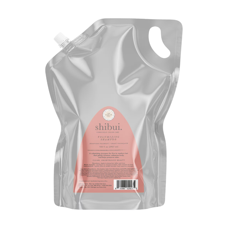 Shibui volumizing shampoo cleanses gently while adding lift
