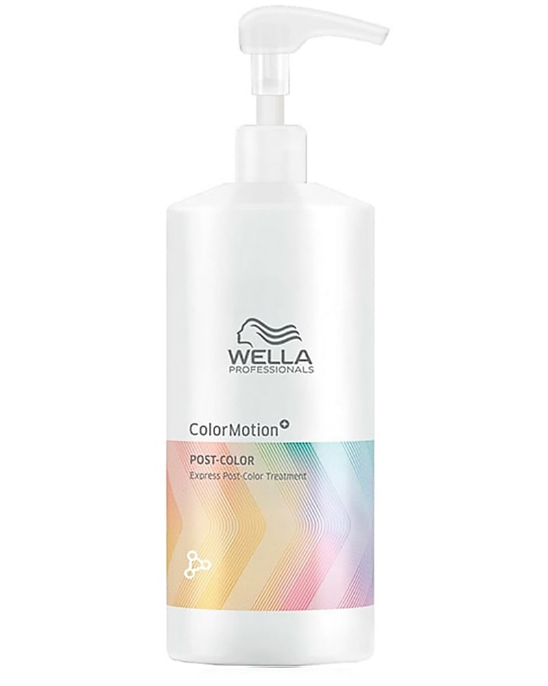 Wella ColorMotion post color treatment seals color and strengthens hair