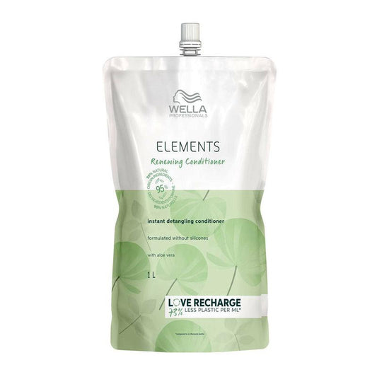 Wella Elements renewing conditioner nourishes and softens hair