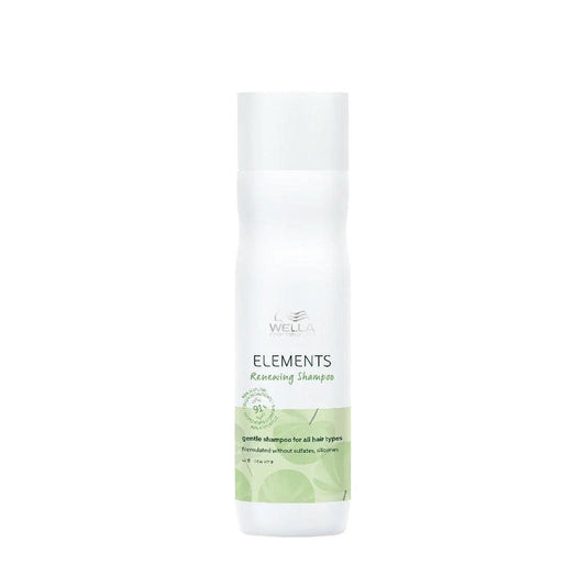 Wella Elements renewing shampoo gently cleanses and refreshes hair