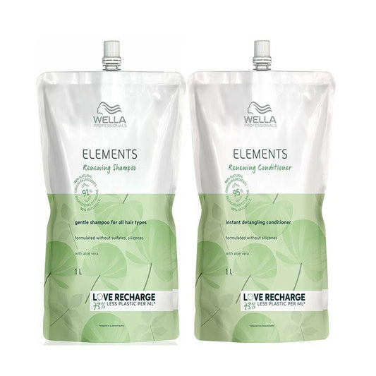 Wella Elements shampoo and conditioner duo gently nourishes hair