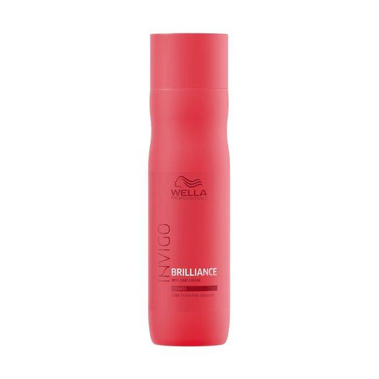 Wella Invigo Brilliance shampoo nourishes and protects coarse hair