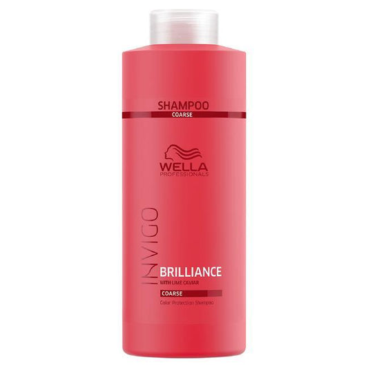 Wella Invigo Brilliance shampoo cleanses and protects coarse hair color